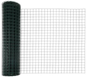 vidaXL Ευρωπαϊκή περίφραξη με 13 Πόστες 1.2x25 μ Γαλβανισμένο Ατσάλι Πράσινο
