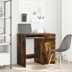 vidaXL Γραφείο Καπνιστή Δρυς 86x49x76 εκ. από Επεξεργασμένο Ξύλο