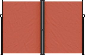 vidaXL Σκίαστρο Πλαϊνό Συρόμενο Τερακότα 220x1200 εκ.