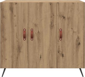 vidaXL Πλαϊνό γραφείο Artisan Oak 89,5 x 34 x 80 εκ.