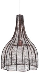 Φωτιστικό Οροφής Μονόφωτο Cage Fylliana Χαλκού 35x55 εκ. 35x35x45 εκ.