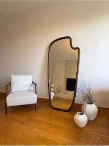 Καθρέφτης ολόσωμος με φυσικό ξύλινο πλαίσιο Πολύχρωμος 1 τεμ 180x80 cm