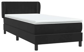 ΚΡΕΒΑΤΙ BOXSPRING ΜΕ ΣΤΡΩΜΑ ΜΑΥΡΟ 90X210 ΕΚ. ΒΕΛΟΥΔΙΝΟ 3317681