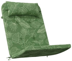 vidaXL Μαξιλάρια Καρέκλας Adirondack 2 τεμ. Σχ. Φύλλα Ύφασμα Oxford