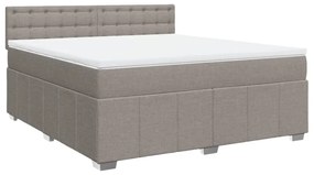 ΚΡΕΒΑΤΙ BOXSPRING ΜΕ ΣΤΡΩΜΑ TAUPE 180X200 ΕΚ. ΥΦΑΣΜΑΤΙΝΟ 3287165