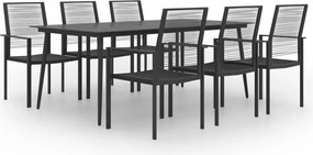 vidaXL Σετ Τραπεζαρίας Κήπου 7 Τεμαχίων