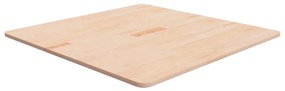 vidaXL Επιφάνεια Τραπεζιού Τετράγωνη 80x80x1,5 εκ. Μασίφ Ξύλο Δρυς