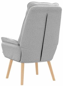 vidaXL Χαλαρωτική Πολυθρόνα Σκούρο γκρι 69 x 74 x 93 εκ. ύφασμα