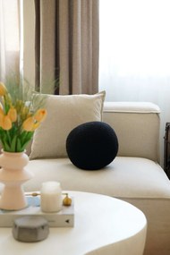 Διακοσμητικό Μαξιλάρι Μαύρο TEDDY TOP 25 25x25x25