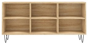 vidaXL Έπιπλο Τηλεόρασης Sonoma Δρυς 103,5 x 30 x 50 εκ. Επεξεργ. Ξύλο