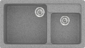 Sanitec Classic 317 (90×51) - Γρανιτένιος νεροχύτης - Granite GREY