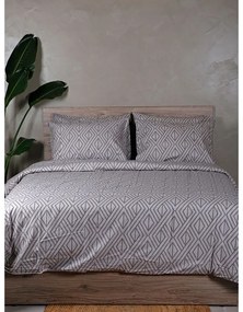 Σετ Σεντόνια Cotton Feelings 2042 Grey Υπέρδιπλο με λάστιχο (170x205+30)