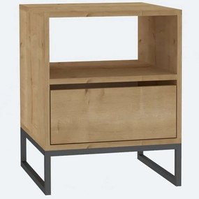 Κομοδίνο Lindau 495SSE1701 51x51x61cm Oak
