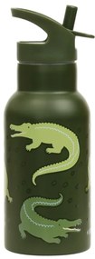 Παγούρι 350ml Με Καλαμάκι Α Little Lovely Company Crocodiles DBSSCR68