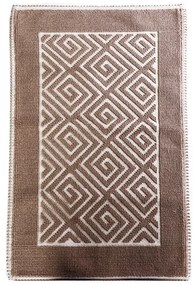 LABYRINTH BROWN ΧΑΛΙ 90% COTTON/10% POLYESTER 140Χ200ΕΚ - ESPIEL - LAX221