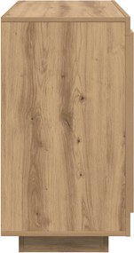 vidaXL Πλαϊνό γραφείο Artisan Oak 80 x 40 x 75 εκ. Επεξεργασμένο ξύλο