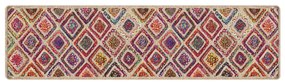 vidaXL Χαλί Πλενόμενο Αντιολισθητικό Πολύχρωμο 80 x 300 εκ.