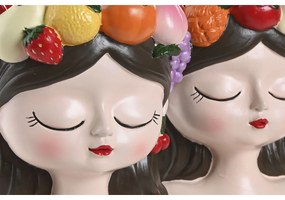 Γλάστρα Home ESPRIT Πολύχρωμο Ρητίνη chica Urban (x2)