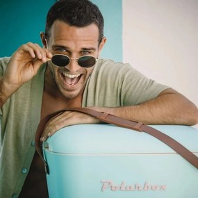 Ψυκτική τσάντα Polarbox Pop, 20 λίτρα, πολυστυρόλ AIRPOP, 5-15 °C έως 24 ώρες, Πράσινο/Μωβ