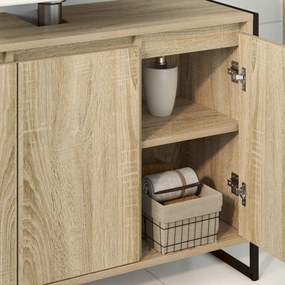 vidaXL Ντουλάπι Μπάνιου Σονόμα 90 x 30 x 60 cm Επεξεργασμένο ξύλο