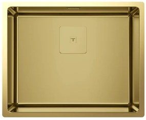 TEKA FLEXLINEA RS15 50.40 Ένθετος Ανοξείδωτος Νεροχύτης Brass Gold PVD Μ54xΠ44εκ