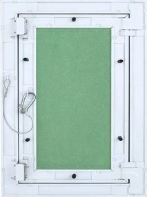 vidaXL Πάνελ Πρόσβασης Πράσινο και Ασημί 25 x 35 εκ