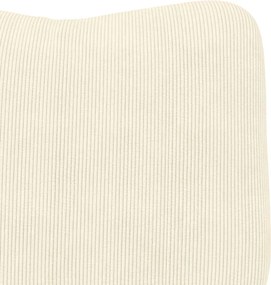 vidaXL Πολυθρόνα Κρεμ 63 x 67 x 94 εκ. ύφασμα