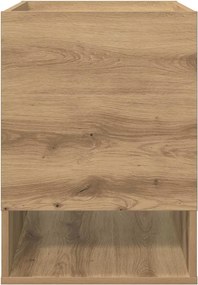 vidaXL End Table 2 pcs Artisan Oak 40 x 40 x 56 εκ. Επεξεργασμένο ξύλο