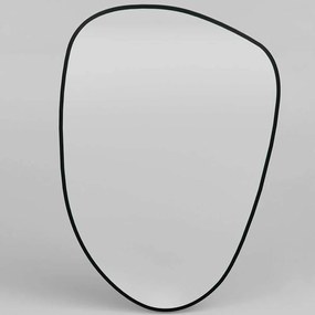 Καθρέπτης Τοίχου Dream 552NOS2348 Black 91x61cm Black Aberto Design Mdf, Glass