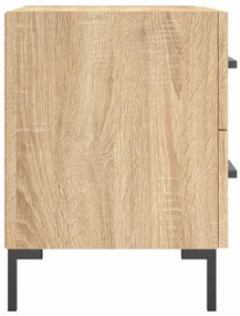 vidaXL Κομοδίνο Sonoma Δρυς 40 x 35 x 47,5 εκ. από Επεξεργασμένο Ξύλο