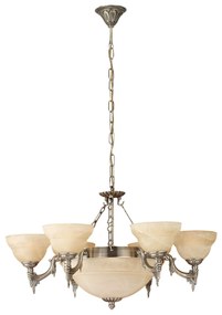 Φωτιστικό Οροφής Marbella 85858 Champagne Eglo Metal, Glass