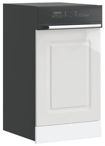Πίνακας πλυντηρίου πιάτων "Kalmar" High Gloss White 45x1,5x67cm - Λευκό
