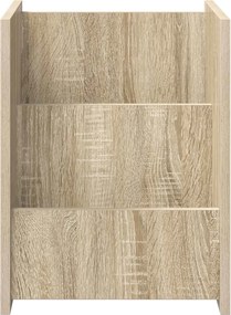 vidaXL Ράφι Περιοδικών Δρύς Sonoma 35 x 35 x 45 εκ Επεξεργασμένο ξύλο
