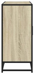 Sideboard Sonoma Oak 92x35x76 cm Κατασκευασμένο ξύλο - Καφέ