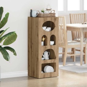 vidaXL Πλαϊνό γραφείο Artisan Oak 40 x 35 x 100,5 εκ