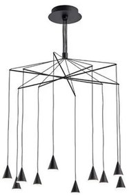 Φωτιστικό Οροφής Πολύφωτο LED Eurolamp Campanelle 144-16092