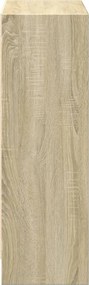 vidaXL Βιβλιοθήκη Sonoma Δρυς 60 x 24 x 76 εκ. Επεξεργασμένο Ξύλο