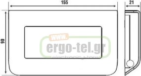 Χρονοθερμοστάτης εβδομαδιαίος ασημί Fantini cosmi CΗ 151 TS με οθόνη αφής