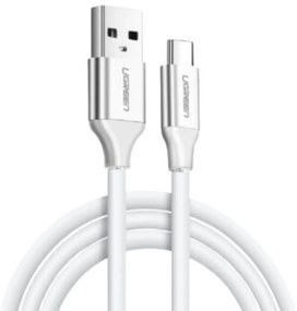 UGREEN Cable USB-A to USB-C, 1.5m, 3A, Nickel plating white - US287 / 60122