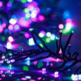 vidaXL Φωτάκια Cluster με 1000 LED Παστέλ Πολύχρωμα από PVC