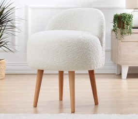 Pouffe Rufmee - White White