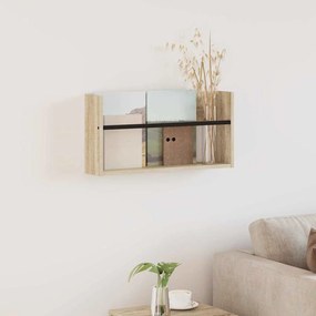 vidaXL Ράφι Περιοδικών Δρύς Sonoma 60 x 12 x 30 εκ Επεξεργασμένο ξύλο