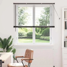 vidaXL Ρολό Παραθύρου με κουρτίνες Άλλο Μαύρο 80 x 130 εκ Αλουμίνιο