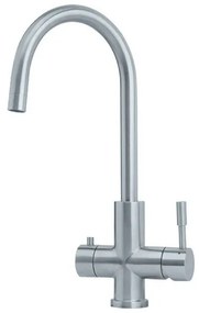 Franke Eos Triflow inox Αναμεικτική μπαταρία διπλής ροής 54mm