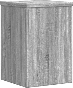 vidaXL Βάσεις Φυτών 2 Τεμ. Γκρι Sonoma 25x25x35 εκ. Επεξεργασμένο Ξύλο