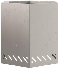 vidaXL Υποδαύλινες Φωτιές Εξαγωνικές 48x48x51 εκ. Ανοξείδωτο Ατσάλι