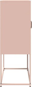 vidaXL Highboard Ροζ 68x39x107 cm Ατσάλι
