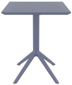 Τραπέζι Πτυσσόμενο SKY Ανθρακί PP 60x60x74cm
