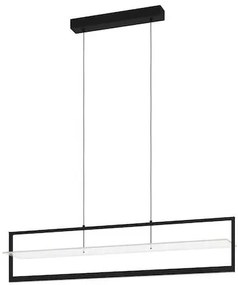 Eglo Farneta Μοντέρνο Κρεμαστό Φωτιστικό Ράγα με Ενσωματωμένο LED σε Μαύρο Χρώμα 390024