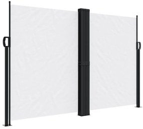 vidaXL Σκίαστρο Πλαϊνό Συρόμενο Λευκό 160 x 1000 εκ.
